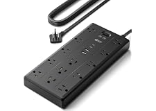 SUPERDANNY Surge Protector Power Outlets