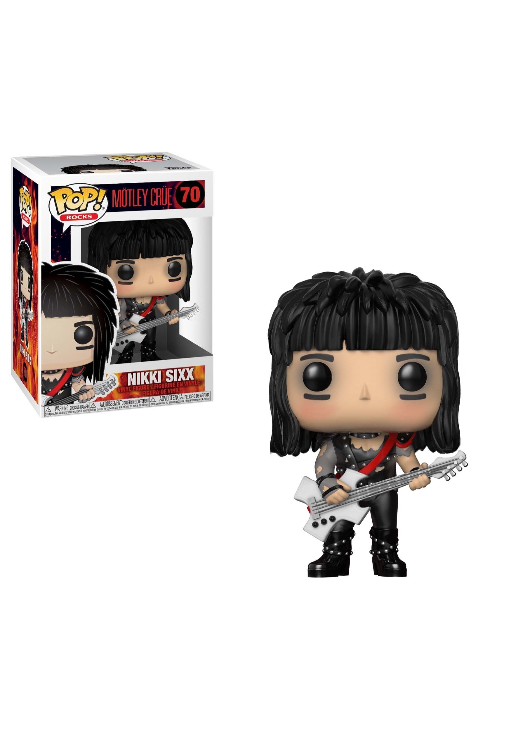 Photo 1 of Funko POP! Rocks: Mötley Crüe Nikki Six Collectible Figure, Multicolor