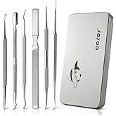 BEZOX Ingrown Toenail Tools Kit - Toenail Lifter and Toenails File for Thick Nails, Stainless Steel Nail Care Pedicure Tools 