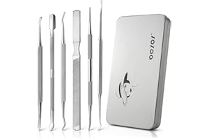 BEZOX Ingrown Toenail Tools Kit - Toenail Lifter and Toenails File for Thick Nails, Stainless Steel Nail Care Pedicure Tools 