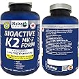 Naka Platinum K2 (mk-7 Form) Bioactive Form of Vitamin K2, 100mcg per capsule, Supports Bone Health, Cardiovascular Health, M