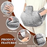 Newthinking Waist Hot Water Bottle Belt with Cover view 2