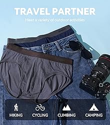 Separatec Mens Underwear With Pouch Breathable