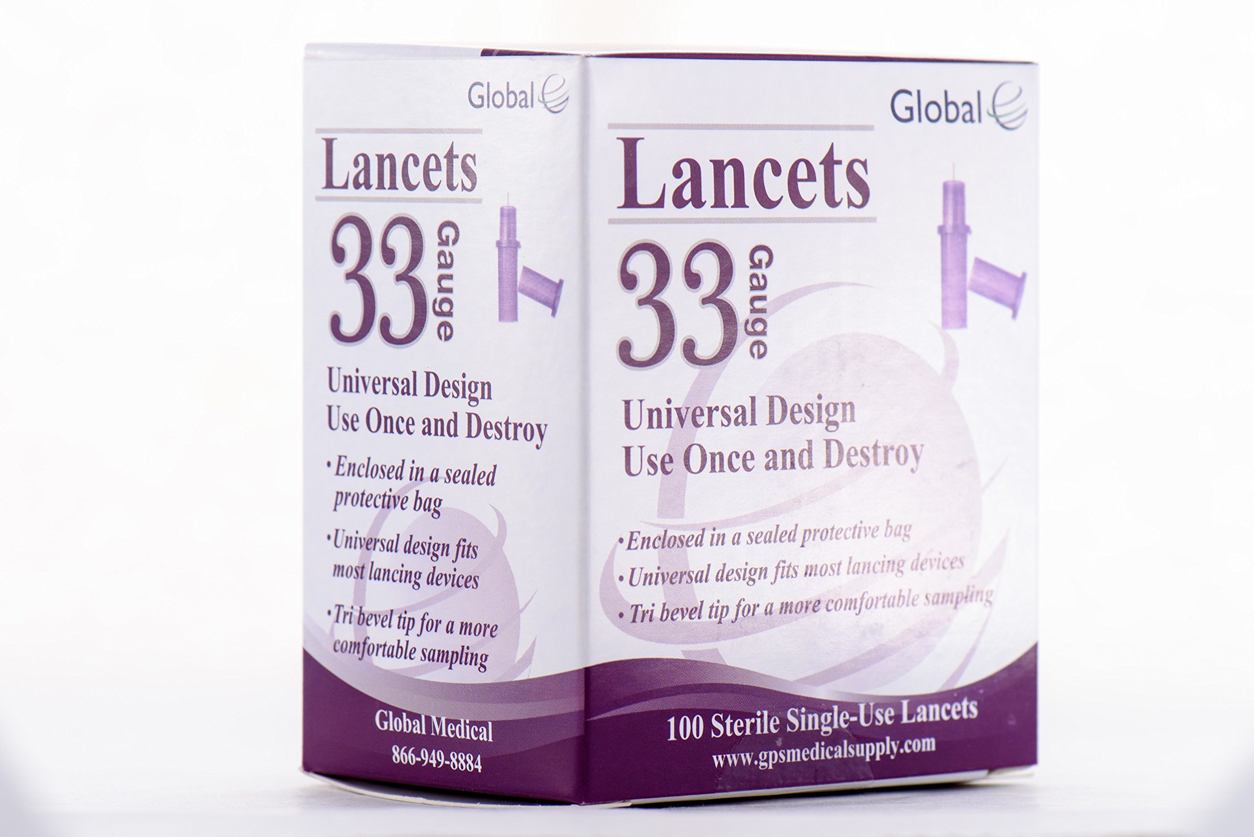 Easy Glide 33 Gauge Pull Top Lancets