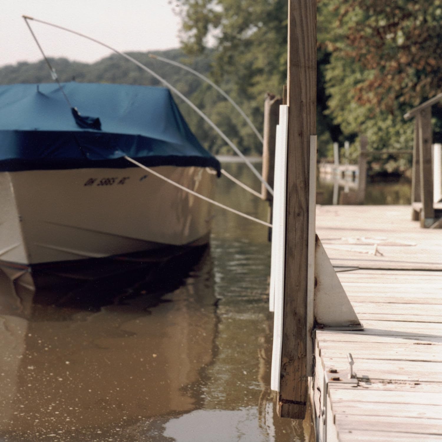 White DProfile Marine Dock Edging Boat Dock Pier Corner Bumper