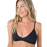 Roxy Women's Bikini Top – UPF 50+, Quick-Dry, Removable Pads, Swimsuit Top, Surf & Beachwear