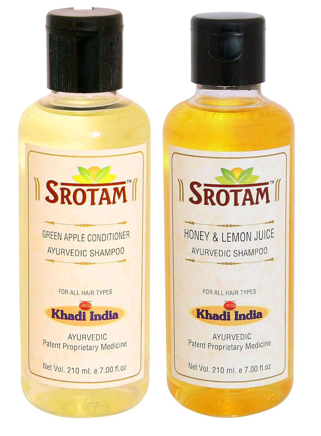 Buy Srotam Khadi Green Apple Conditioner Shampoo And Honey Lemon