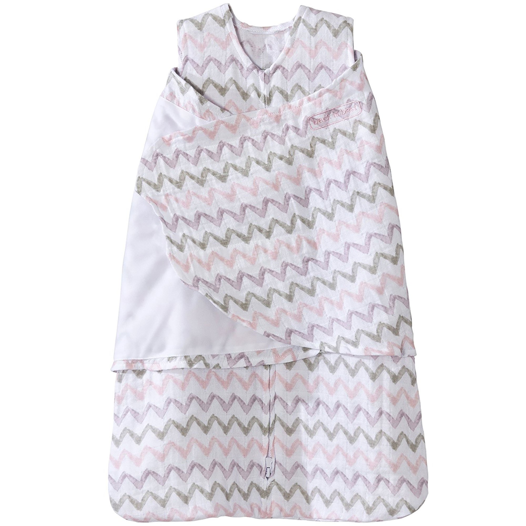 HALO 100 Cotton Muslin Sleepsack Swaddle, Elephant Plaid