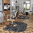 Mefeir 4 ft. x 5 ft. Thick Salon Mat for Hair Stylist, Hairdresser Standing Mat Anti Fatigue, Barber Floor Mats Comfort Matt for Barbershop Beauty Spa, Non-Slip Easy Cleaning