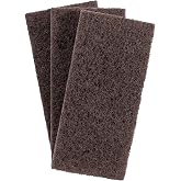 3M Doodlebug Stripper Floor Pads, Brown, 10 Pads/Case (8541)