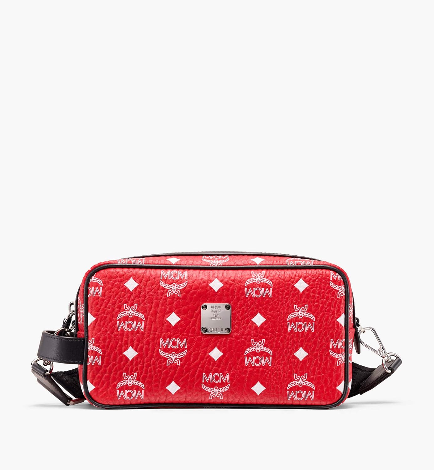 red mcm clutch