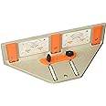 Cut Crown Molding Cutting Jig for Miter Saw - Safe & Easy Crown Molding Tool - Universal Fit Cut N Crown Jig w/ Adjustable Fence Risers - Portable Crown Jig for Miter Saw w/ Integral Setup Guide