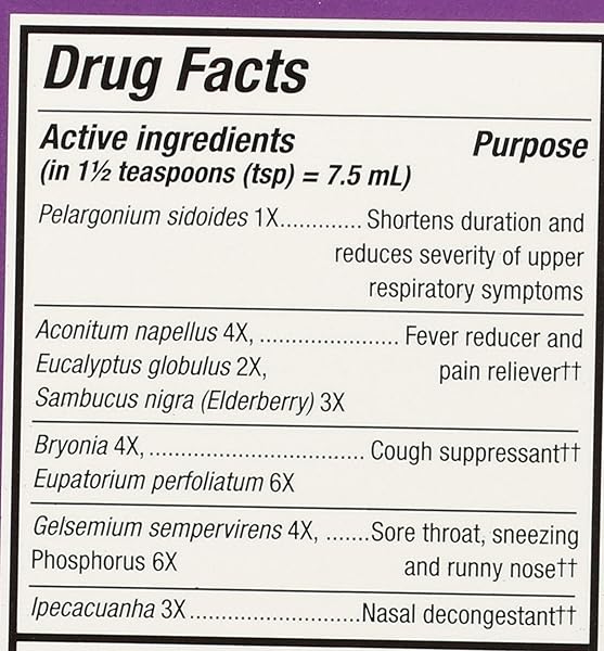 NATURES WAY, UMCKA ELDERBERRY SYRUP, 4 FL OZ