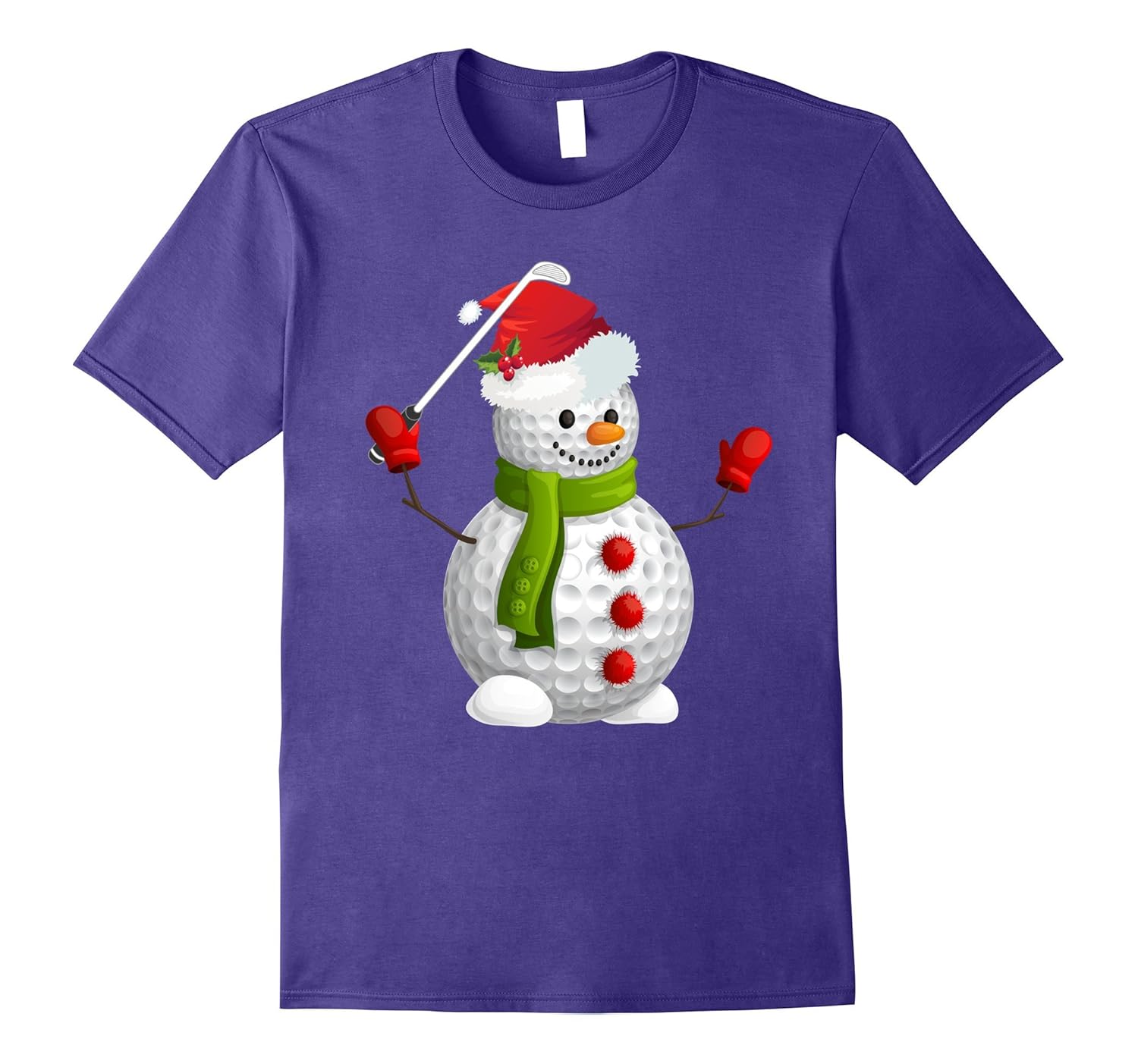 Christmas Snowman Golf T Shirt-ANZ