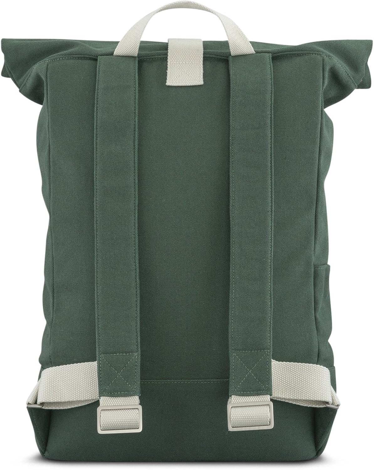 Johnny Urban Roll Top Backpack Women & Men Green, Adam Large, Durable Daypack from Cotton Canvas, 18-22 Litre Rucksack - Image 3