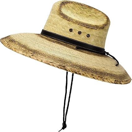 wide brim palm leaf cowboy hats