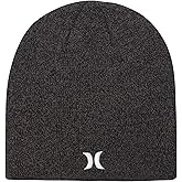 Hurley Mens Icon Staples Beanie - Lightweight Classic Loose Knitted Hat for Men