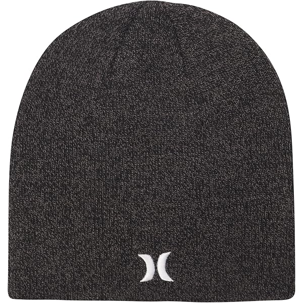 Bonnet En Tricot Acrylique à Double Couche Avec Revers Patch
