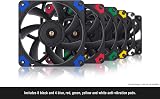 Noctua NF-A12x15 PWM chromax.black.swap 120x15mm Slim Fan 4-Pin view 4
