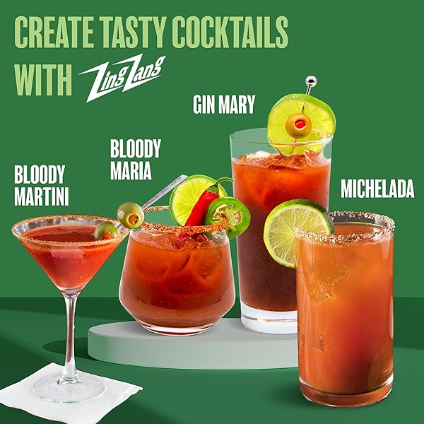 ZING ZANG BLOODY MARY MIX, NON-ALCOHOLIC COCKTAIL MIXER, 32 FL OZ BOTTLE (PACK OF 1)
