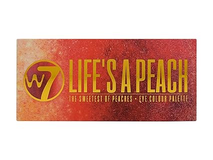 W7 Life's A Peach Lidschatten-Palette, 12 Farben 9,6 g