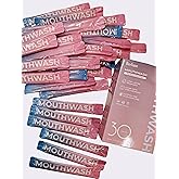 YumCute Home Peach Oolong Mouthwash, Alcohol-Free 30 Single-Use Packets, 15ml 0.5Fl.oz Individual Mini Single Packet for Fresh Breath, Alcohol-Free.