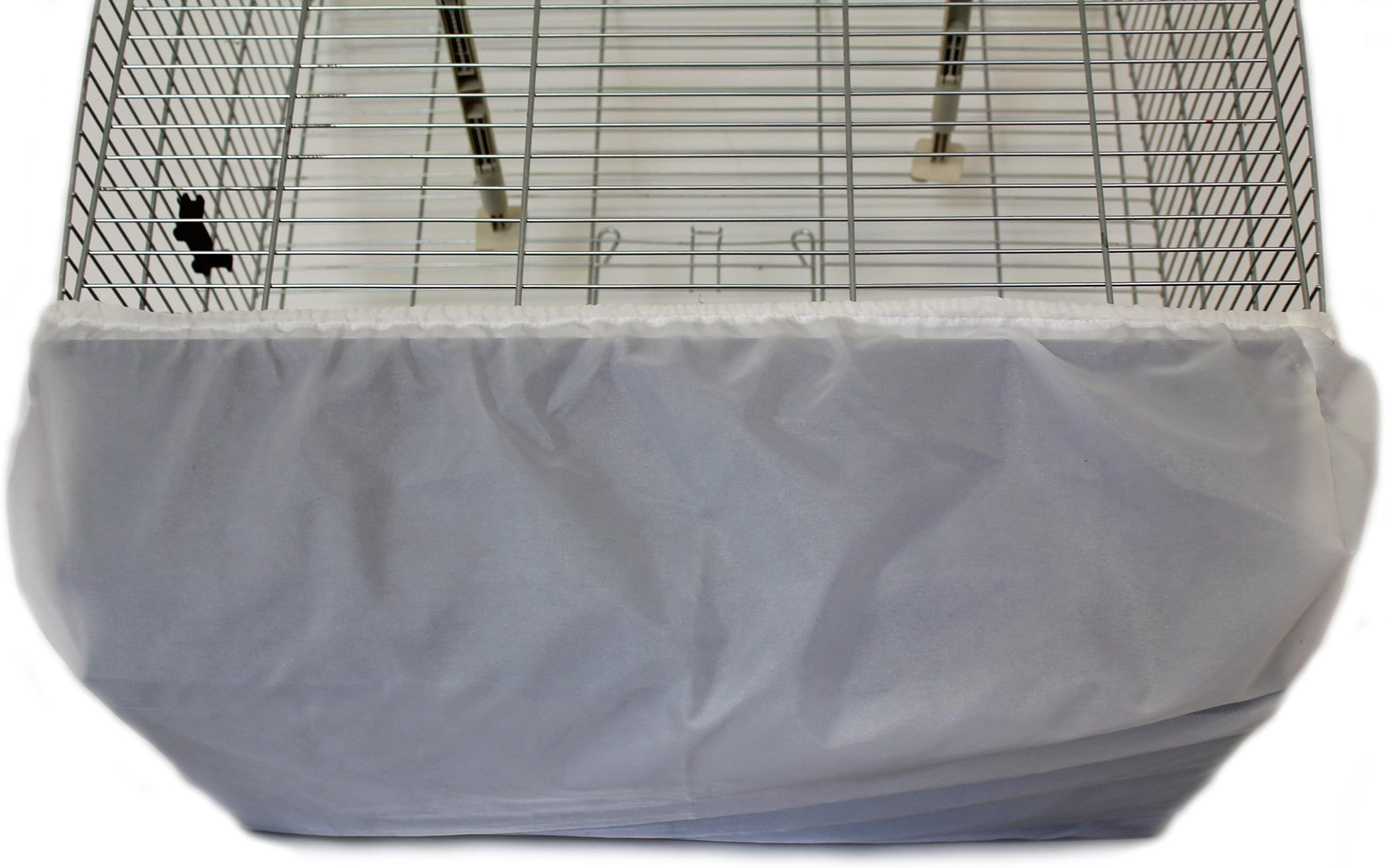 Cosipet Oblong Cage Tidy, Large, White