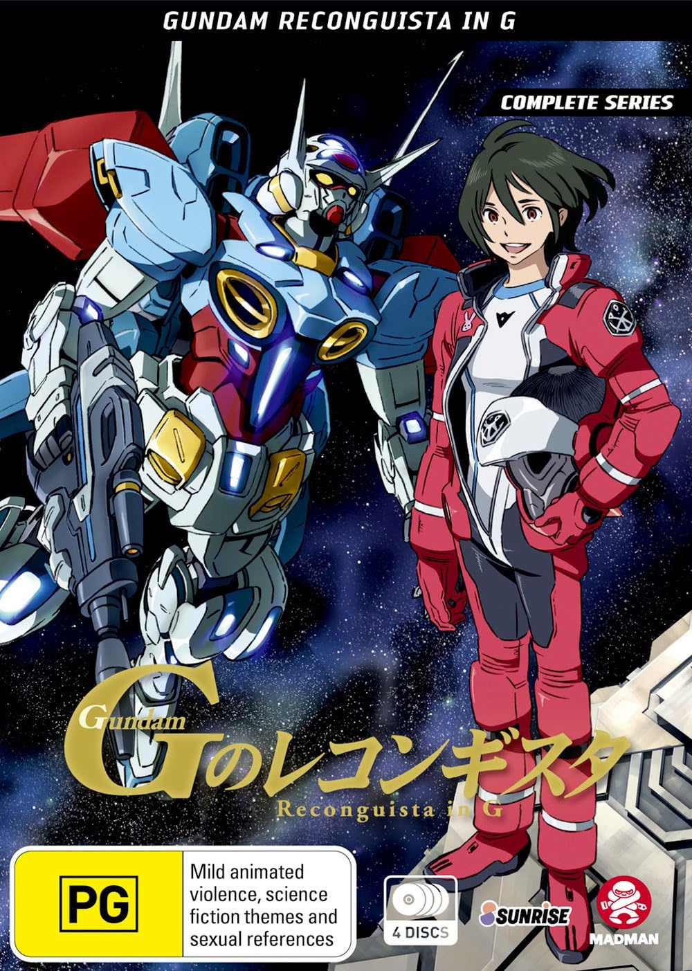 Gundam Reconguista in G: Complete Series | Anime | 4 Discs | NON-USA Format | PAL | Region 4 Import - Australia