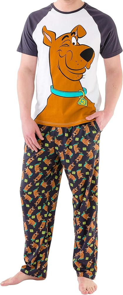 Scooby Doo Mens Pajamas X Large At Amazon Men S Clothing Store