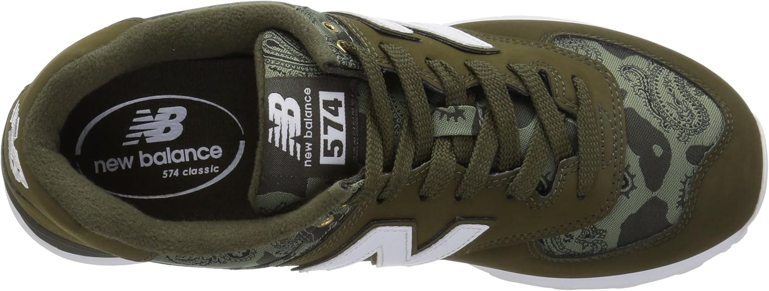 new balance 574 covert green