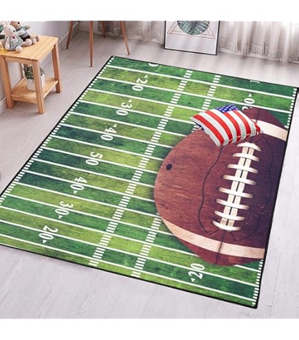 Cool Large 3D Printed Gaming Carpet Rugs For Boys Bedroom, Home Decor Kids Game Room Gamer Area Rugs, Non-Slip Gamepad Carpet For Teen Men Living Room Sofa Playroom Hard Wood Floor