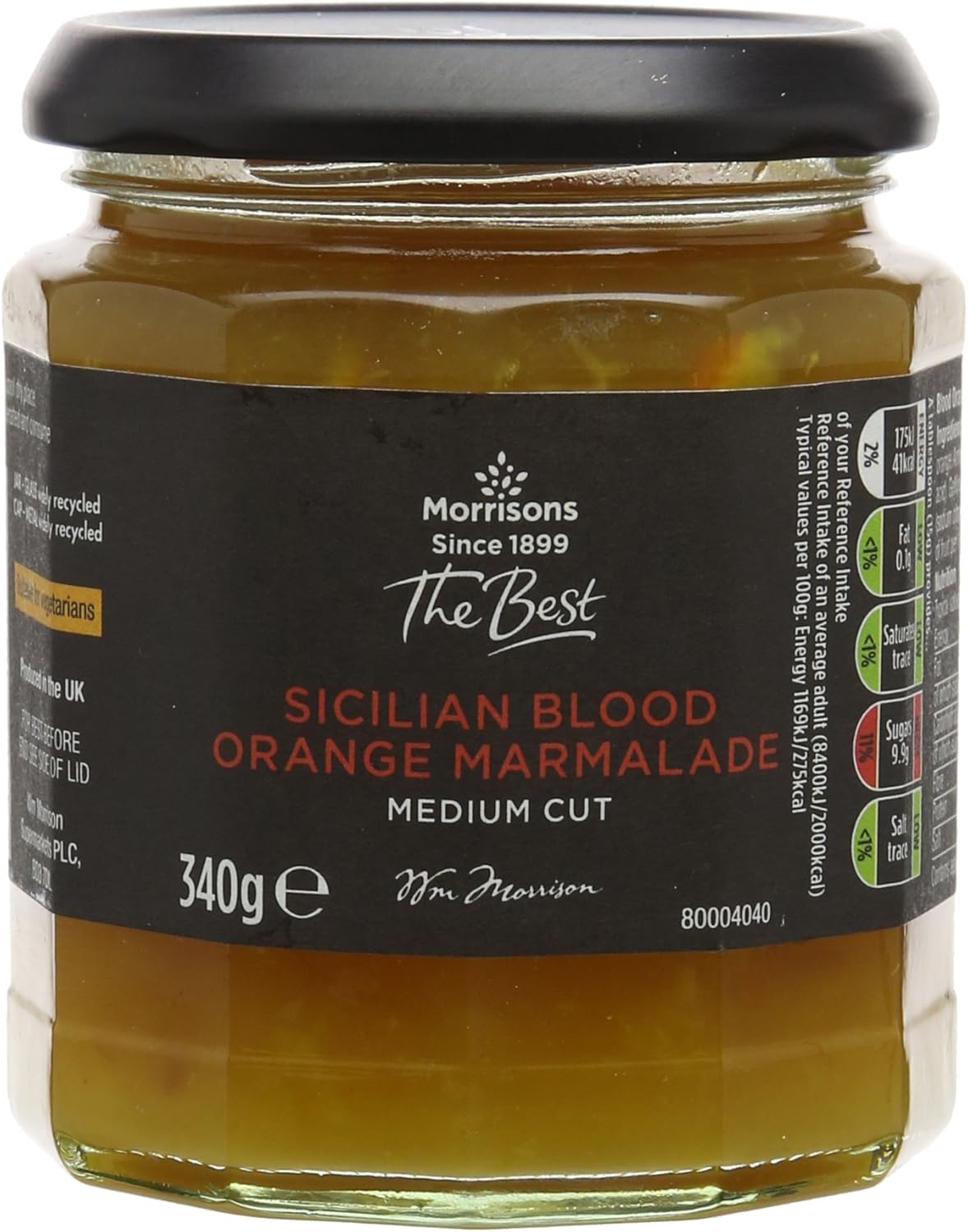 Morrisons The Best Sicilian Blood Orange Marmalade, 340 g Amazon.co.uk