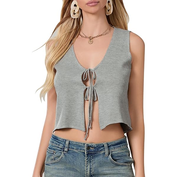 Crop Sweater Amazon Womens Sweater Vest Keomud Women Sleeveless