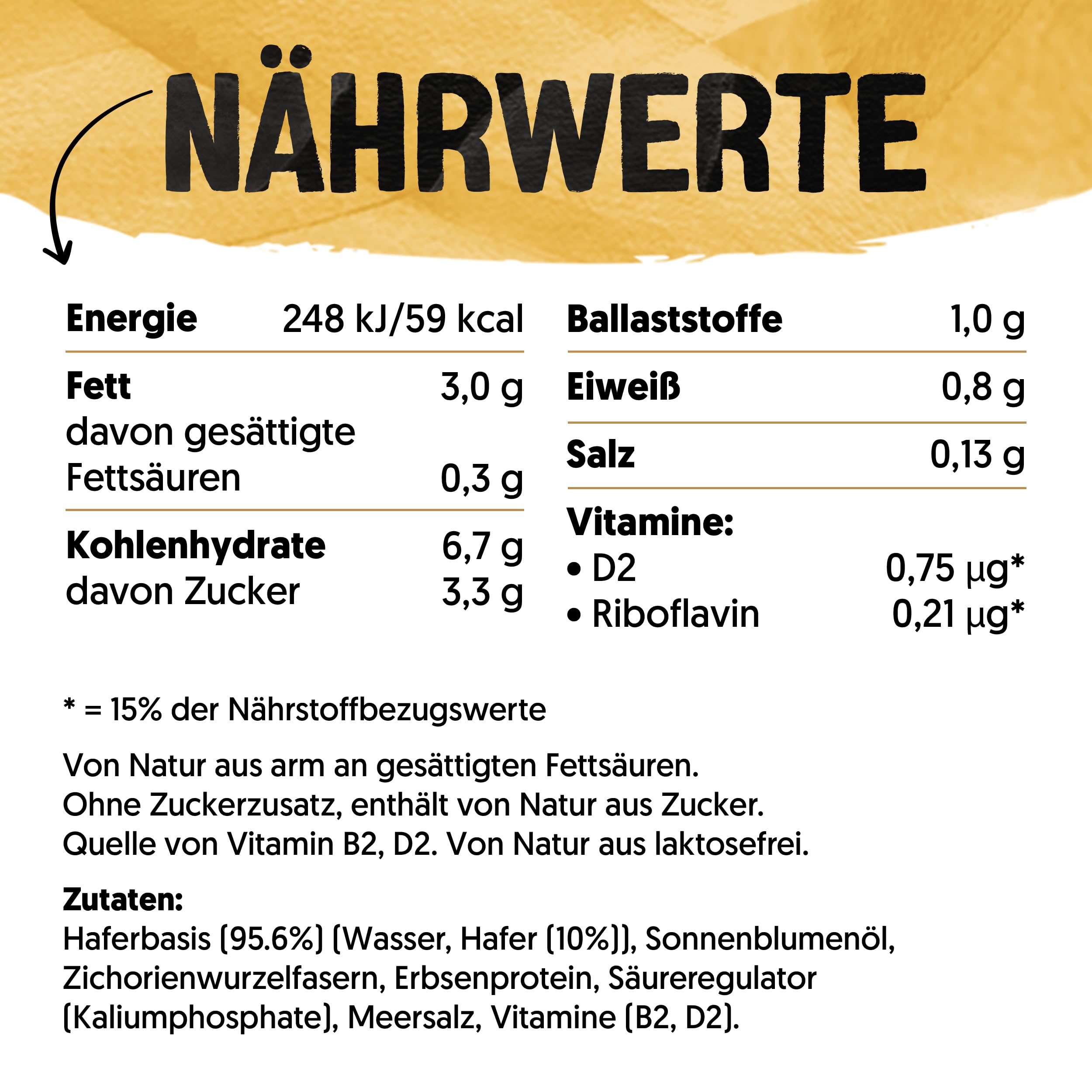 Alpro Barista Haferdrink – Zum Aufschäumen – Vegan und milchfrei – Von Natur aus laktosefrei – Reich an Ballaststoffen, Calcium und Vitaminen – 8 x 1 L – Haltbar 2