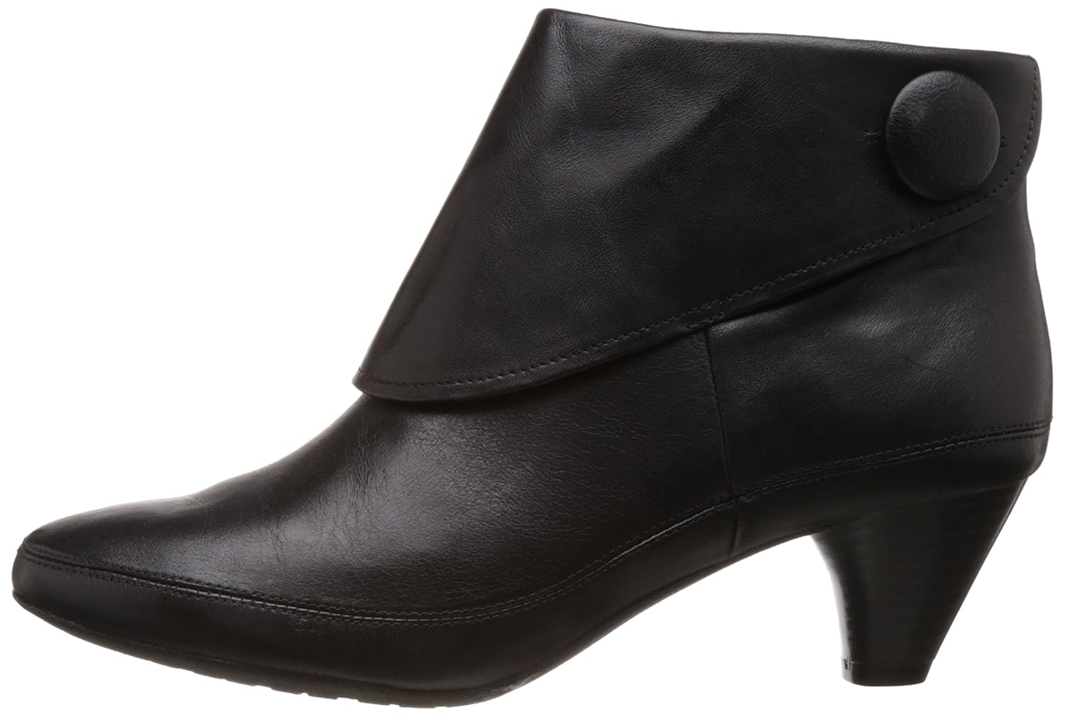 clarks women's lucilla denny black leathe leather boots - 7 uk