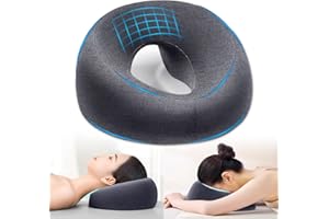 Zonngoo Face Down Pillow Massage Headrest for Bed Prone Down Sleeping,Pillow for Stomach Sleeper,BBL Pillow After Surgery,Face Cradle,Post Eye Surgery Recovery,Beach Tanning