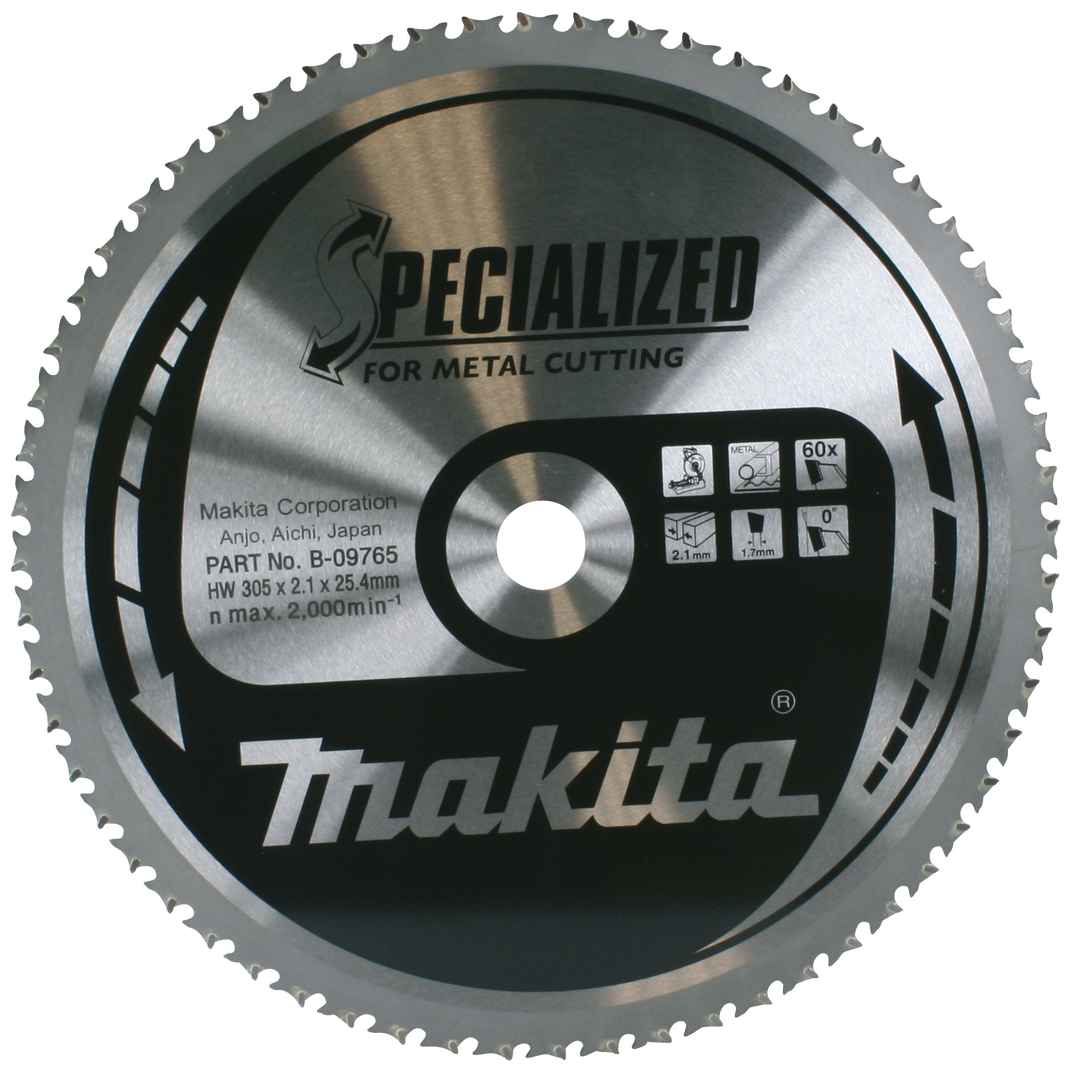 Makita B-33439 Specialized Metal Cutting Saw Blade 305x25.4x60T