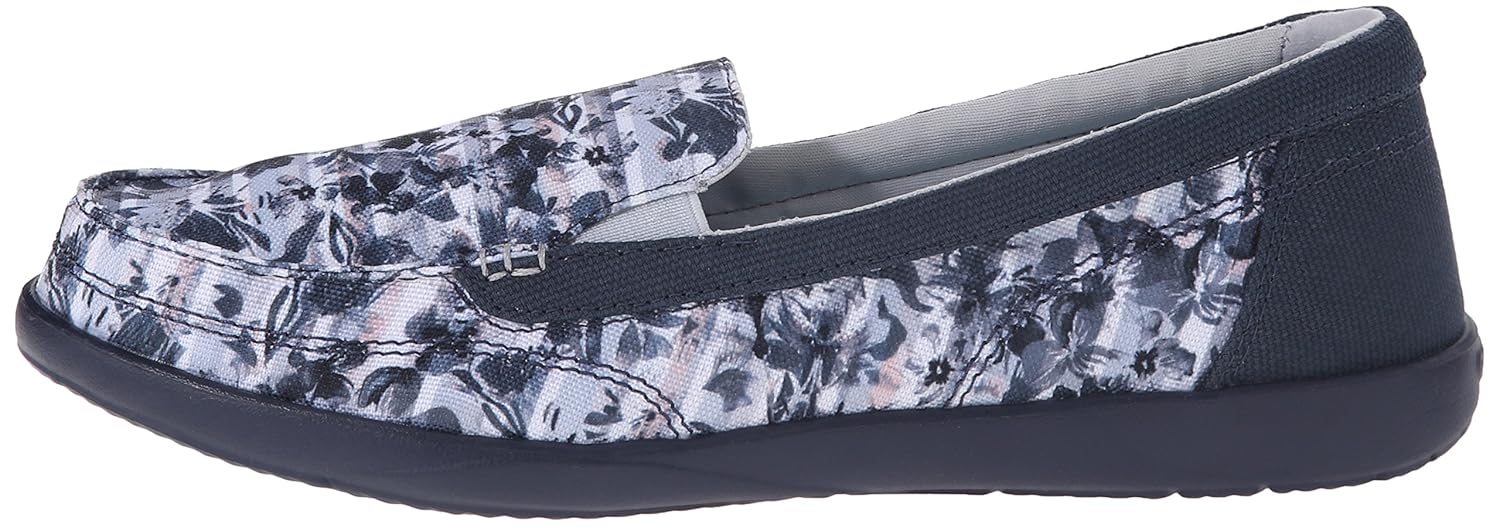 crocs women's walu ii striped flora loafers