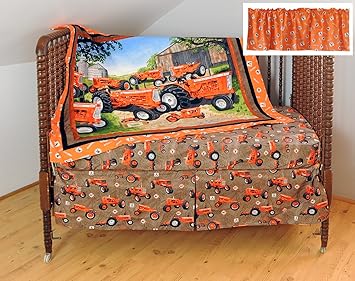 tractor crib bedding