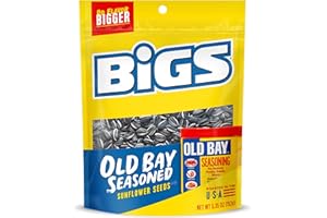 BIGS Sunflower Seeds, Old Bay Seasoned Flavor, Baseball Stocking Stuffer, 5.35 oz. (Pack of 12)