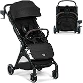 Britax Juniper+ Compact Stroller, Portable & Lightweight On-The-Go Stroller with Fastpack & One-Hand RapidFold, Infant Car Se