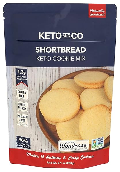 SHORTBREAD KETO COOKIE MIX BY KETO AND CO...