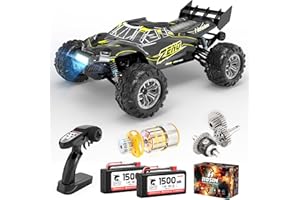 Hosim 1: 10 Brushless Rc Cars for Adults, Max 39+MPH Fast Remote Control Car for Boy, 4x4 High Speed Rc Truck All Terrains Off Road Rc Buggy Waterproof Hobby Grade Large Racing Toy Gift Monster Truck