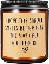 wompolle Scented Candle English Pear & Freesia Gift for Mum Dad Home Fragrance view 1