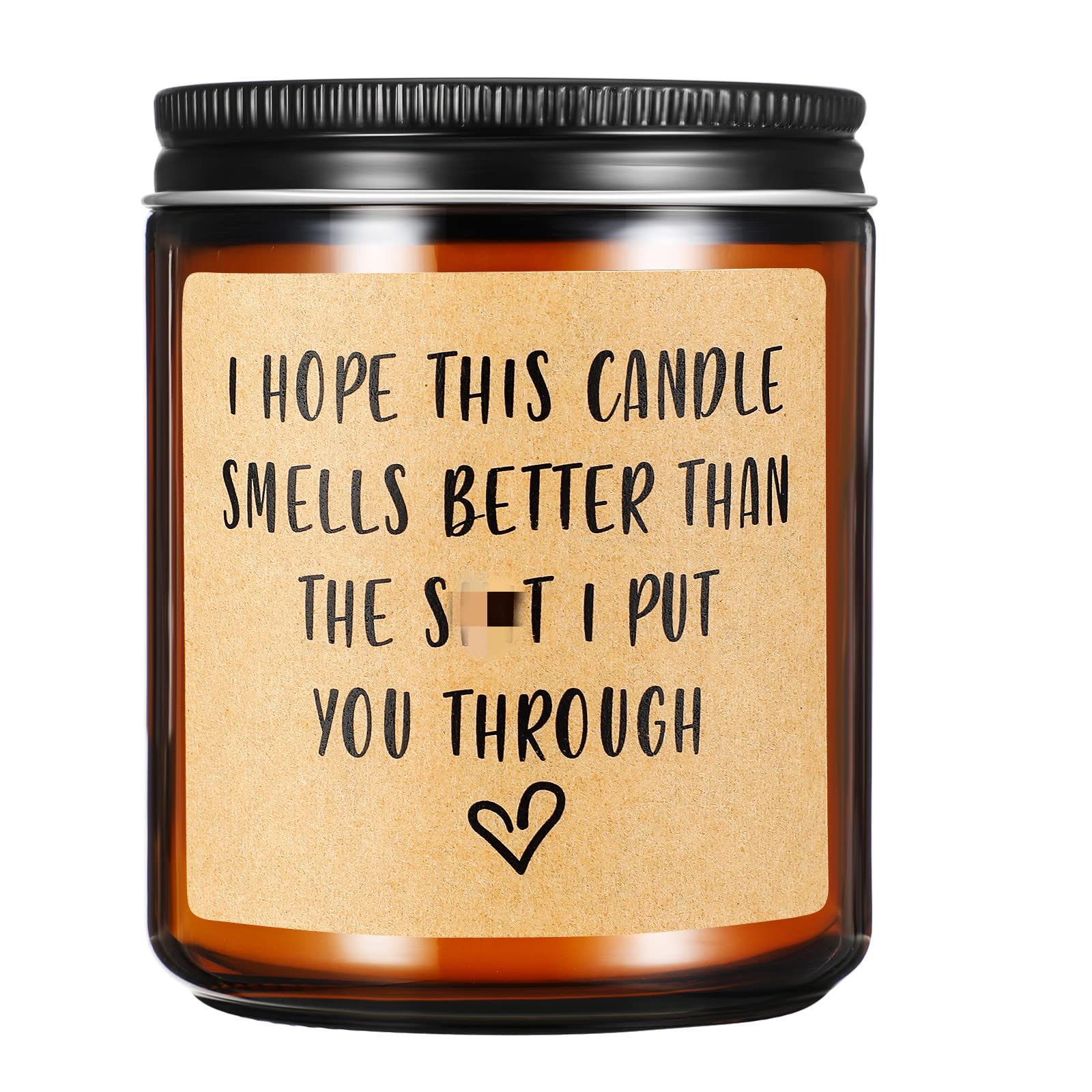 Scented Candles Gift for Mum from Daughter, Son - Funny Mothers Day Birthday Gifts for Mum Wife Valentines Gift for Her Him, Christmas Presents for Women, English Pear & Freesia Scented Candle