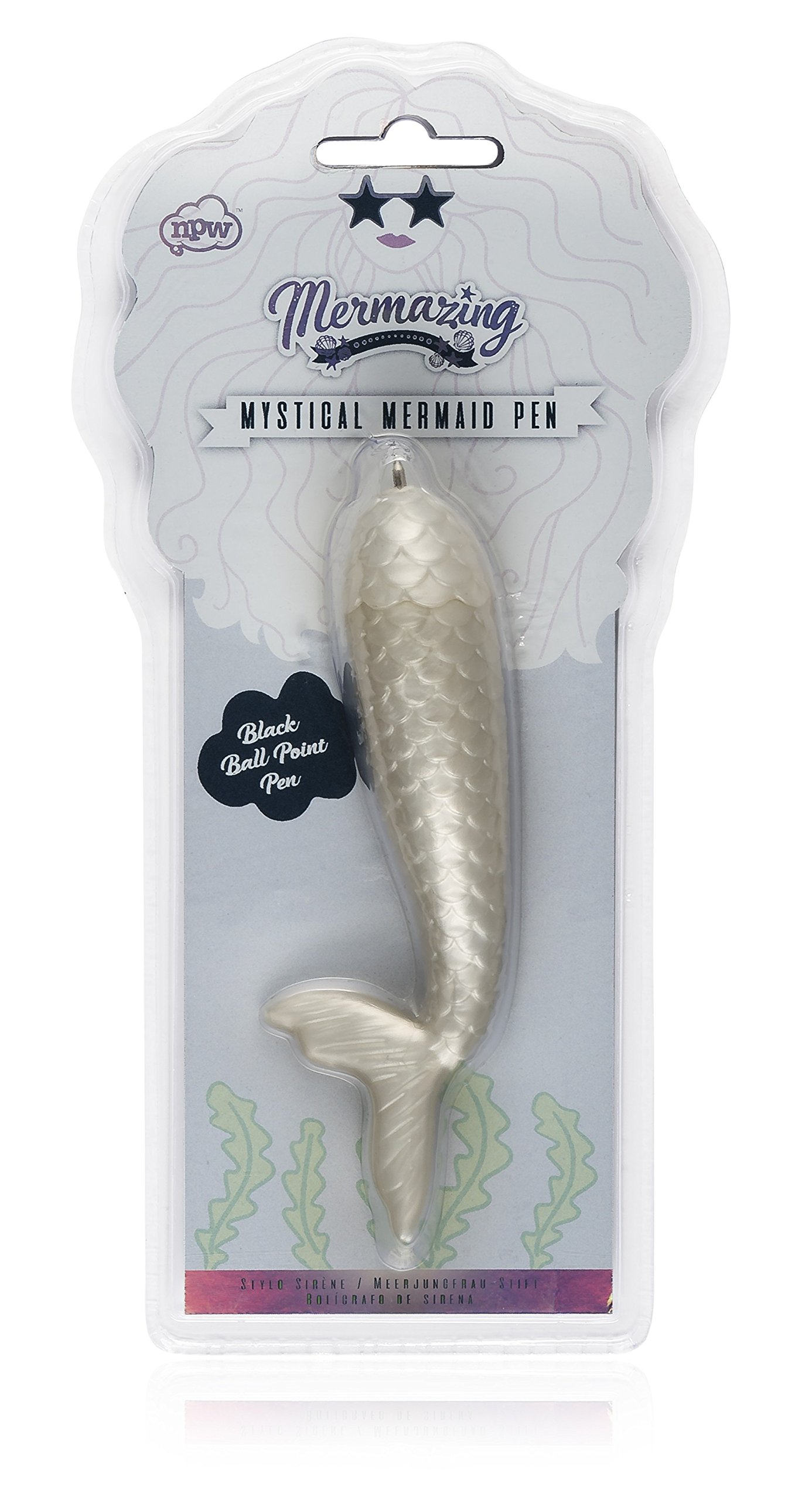 NPW Novelty Ballpoint Biro Mermaid Pen - Mystical Tail Pen Mermazing