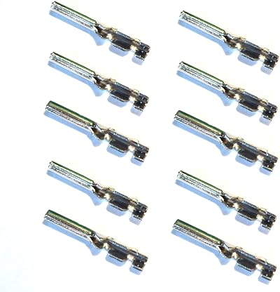 10x Hornby Pin Terminals Power Connecting Crimp On Clips New