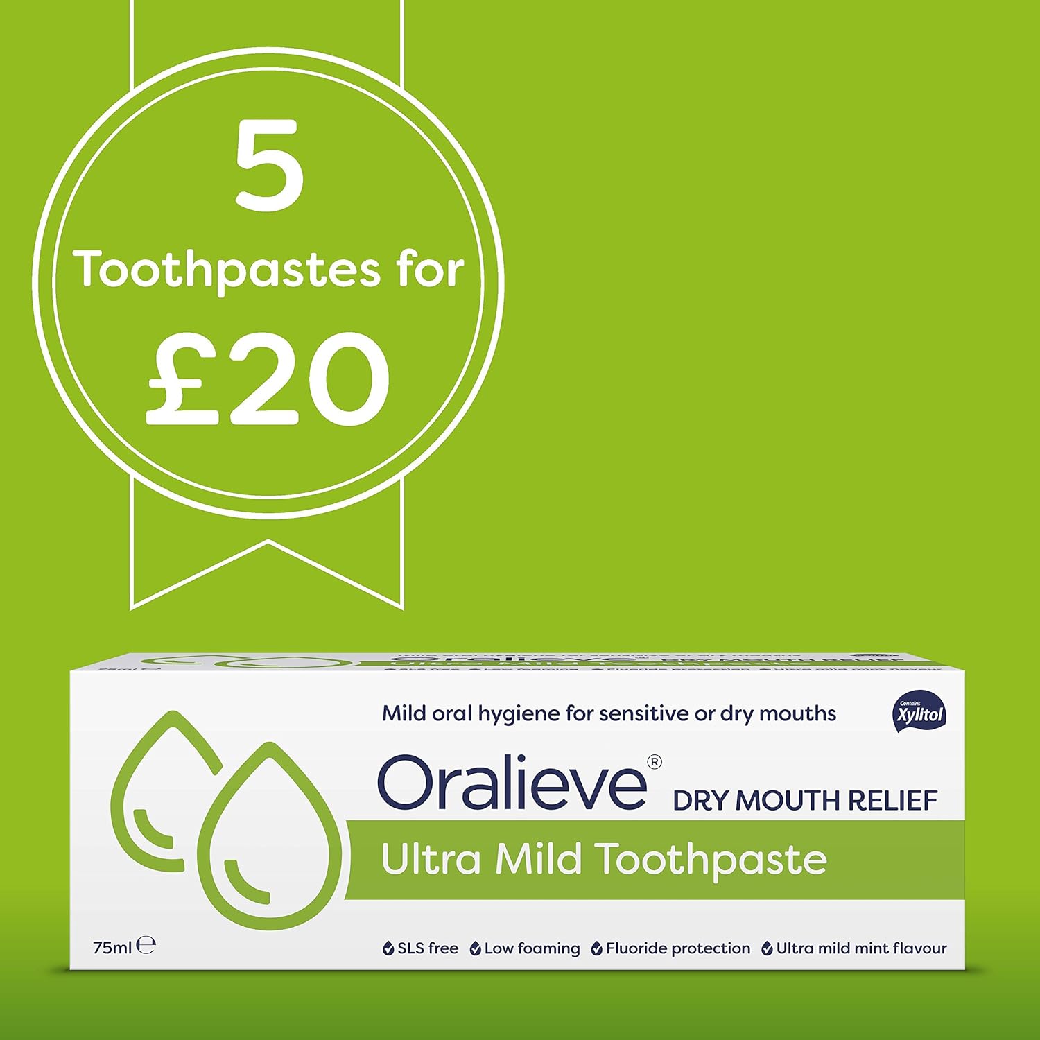 Oralieve Toothpaste 5 pack DEAL Amazon.co.uk Health & Personal Care