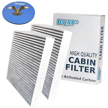 Amazon Com Hqrp 2 Pack Carbon A C Cabin Air Filters For Fram