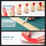 Art3d Self Adhesive Vinyl Floor Transition Strip 4 ft Aspen Yellow 1.57in view 4